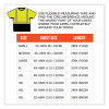 Glowear 8283Bk Class 2 Lightweight Performance Hi-Vis T-Shirt, Polyester, X-Large, Lime