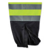 Glowear 8910Bk Class E Hi-Vis Pants With Black Bottom, Polyester, Small/Medium, Lime