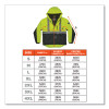 Glowear 8275 Class 2 Heavy-Duty Hi-Vis Workwear Sherpa Lined Jacket, X-Large, Lime
