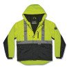 Glowear 8275 Class 2 Heavy-Duty Hi-Vis Workwear Sherpa Lined Jacket, X-Large, Lime