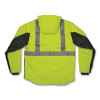 Glowear 8275 Class 2 Heavy-Duty Hi-Vis Workwear Sherpa Lined Jacket, 2X-Large, Lime