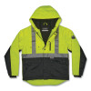 Glowear 8275 Class 2 Heavy-Duty Hi-Vis Workwear Sherpa Jacket, 4X-Large, Lime