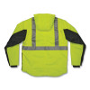 Glowear 8275 Class 2 Heavy-Duty Hi-Vis Workwear Sherpa Jacket, 4X-Large, Lime