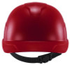 Skullerz 8951 Vented Hard Shell Bump Cap, Short Brim, Red