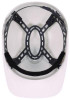 Skullerz 8952 Hard Shell Bump Cap, Short Front Brim, One Size Fits Most (6.13 To 8), White