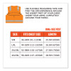Glowear 8249Z Class 2 Economy Surveyors Zipper Vest, Polyester, Large/X-Large, Orange