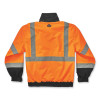 Glowear 8379 Class 3 Hi-Vis Fleece Lined Bomber Jacket, Orange, 2X-Large