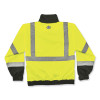Glowear 8379 Class 3 Hi-Vis Fleece Lined Bomber Jacket, Lime, Small
