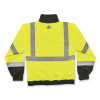 Glowear 8379 Class 3 Hi-Vis Fleece Lined Bomber Jacket, Lime, X-Large