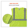 Glowear 8210Hl-S Single Size Class 2 Economy Mesh Vest, Polyester, 4X-Large, Lime