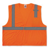 Glowear 8210Hl-S Single Size Class 2 Economy Mesh Vest, Polyester, Large, Orange