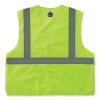 Glowear 8215Ba-S Single Size Class 2 Economy Breakaway Mesh Vest, Polyester, Large, Lime