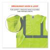 Glowear 8215Ba-S Single Size Class 2 Economy Breakaway Mesh Vest, Polyester, X-Large, Lime