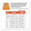 Glowear 8215Ba-S Single Size Class 2 Economy Breakaway Mesh Vest, Polyester, Large, Orange