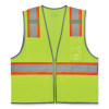 Glowear 8246Z-S Single Size Class 2 Two-Tone Mesh Vest, Polyester, X-Large, Lime