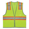 Glowear 8246Z-S Single Size Class 2 Two-Tone Mesh Vest, Polyester, 5X-Large, Lime