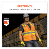 Glowear 8246Z-S Single Size Class 2 Two-Tone Mesh Vest, Polyester, Large, Orange
