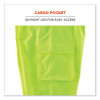 Glowear 8918Bk Class E Hi-Vis Rain Bibs Black Bottom, X-Large, Lime