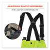 Glowear 8918Bk Class E Hi-Vis Rain Bibs Black Bottom, 4X-Large, Lime