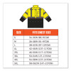 Glowear 8365Bk Class 3 Hi-Vis Rain Jacket Black Bottom, Small, Lime