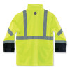 Glowear 8365Bk Class 3 Hi-Vis Rain Jacket Black Bottom, Medium, Lime