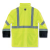 Glowear 8365Bk Class 3 Hi-Vis Rain Jacket Black Bottom, 2X-Large, Lime
