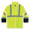 Glowear 8365Bk Class 3 Hi-Vis Rain Jacket Black Bottom, 5X-Large, Lime