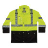 Glowear 8386 Class 3 Hi-Vis Outer Shell Jacket, Polyester, X-Large, Lime