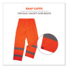Glowear 8916 Class E Lightweight Hi-Vis Rain Pants, X-Large, Orange