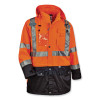 Glowear 8386 Class 3 Hi-Vis Outer Shell Jacket, Polyester, Medium, Orange