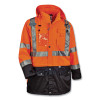 Glowear 8386 Class 3 Hi-Vis Outer Shell Jacket, Polyester, 4X-Large, Orange