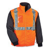 Glowear 8287 Class 2 Hi-Vis Jacket With Removable Sleeves, X-Large, Orange