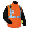 Glowear 8287 Class 2 Hi-Vis Jacket With Removable Sleeves, 5X-Large, Orange