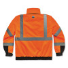 Glowear 8381 Class 3 Hi-Vis 4-In-1 Quilted Bomber Jacket, Orange, Medium