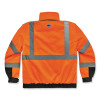 Glowear 8381 Class 3 Hi-Vis 4-In-1 Quilted Bomber Jacket, Orange, 2X-Large
