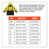 Glowear 8381 Class 3 Hi-Vis 4-In-1 Quilted Bomber Jacket, Lime, 3X-Large