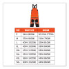 Glowear 8928 Class E Hi-Vis Insulated Bibs, 5X-Large, Orange