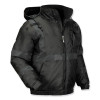 Glowear 8377Ev Non-Certified Hi-Vis Quilted Bomber Jacket, Black, Large