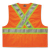 Glowear 8235Zx Class 2 Two-Tone X-Back Vest, Polyester, 4X-Large/5X-Large, Orange