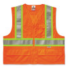 Glowear 8235Zx Class 2 Two-Tone X-Back Vest, Polyester, 4X-Large/5X-Large, Orange