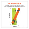 Glowear 8004 Hi-Vis Seat Belt Cover, 6" x 18.5", Orange