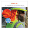 Glowear 8005 Hi-Vis Hard Hat Neck Shade, 20 x 12.5, Orange
