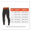 N-Ferno 6481 Lightweight Base Layer Pants, X-Large, Black