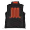 N-Ferno 6495 Rechargeable Heated Vest With Batter Power Bank, Fleece/Polyester, Medium, Black