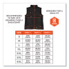 N-Ferno 6495 Rechargeable Heated Vest With Batter Power Bank, Fleece/Polyester, Medium, Black