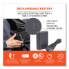 N-Ferno 6495 Rechargeable Heated Vest With Battery Power Bank, Fleece/Polyester, X-Large, Black