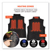 N-Ferno 6495 Rechargeable Heated Vest With Battery Power Bank, Fleece/Polyester, X-Large, Black