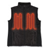 N-Ferno 6495 Rechargeable Heated Vest With Battery Power Bank, Fleece/Polyester, X-Large, Black