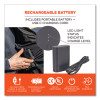 N-Ferno 6495 Rechargeable Heated Vest With Battery Power Bank, Fleece/Polyester, 2X-Large, Black
