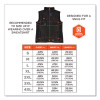 N-Ferno 6495 Rechargeable Heated Vest With Battery Power Bank, Fleece/Polyester, 2X-Large, Black